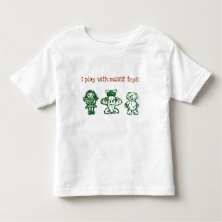 T-shirt Pour Les Tous Petits Je joue avec des jouets de vêtement manqué