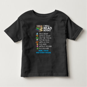 T-shirt Pour Les Tous Petits Je lirai des livres sur un bateau et lire partout