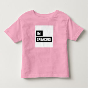 T-shirt Pour Les Tous Petits Je parle Kamala Harris