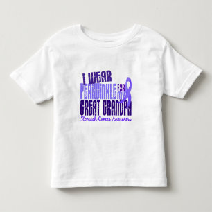T-shirt Pour Les Tous Petits Je porte grand cancer de l'estomac du grand-papa