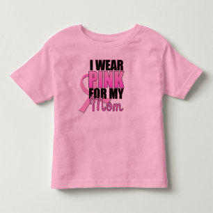 T-shirt Pour Les Tous Petits Je porte le rose pour mon enfant en bas âge de