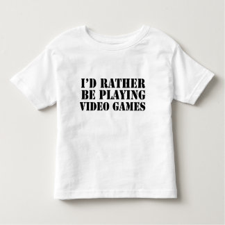 T-shirt Pour Les Tous Petits Je préfère jouer aux jeux vidéo