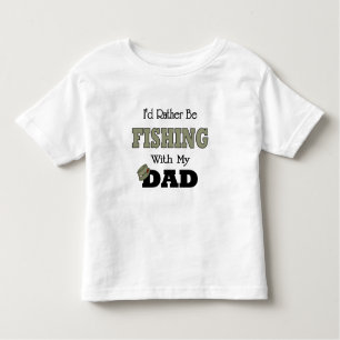 T-shirt Pour Les Tous Petits Je préfère pêcher avec papa