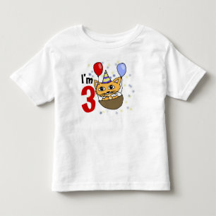 T-shirt Pour Les Tous Petits Je suis 3 anniversaire