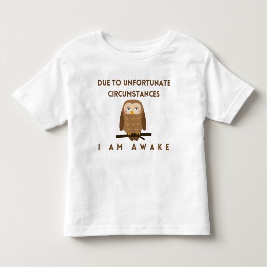 T-shirt Pour Les Tous Petits Je suis éveillé (Devant)