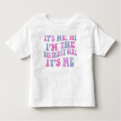 T-shirt Pour Les Tous Petits Je suis la fille d'anniversaire (Devant)