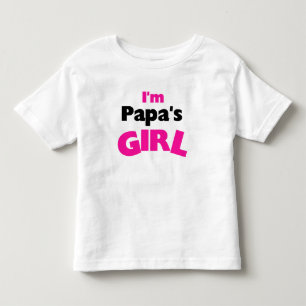 T-shirt Pour Les Tous Petits Je suis la fille de papa