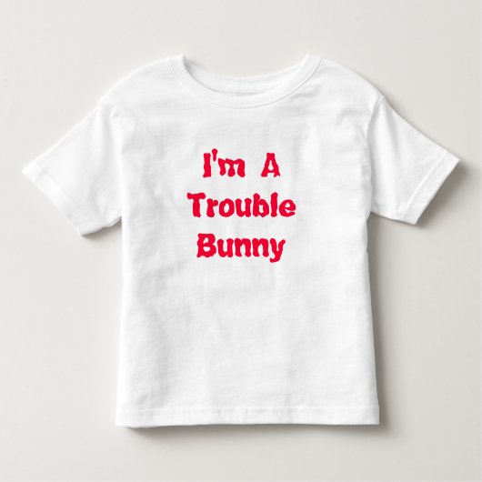 T-shirt Pour Les Tous Petits Je suis lapin d'ATrouble (Devant)