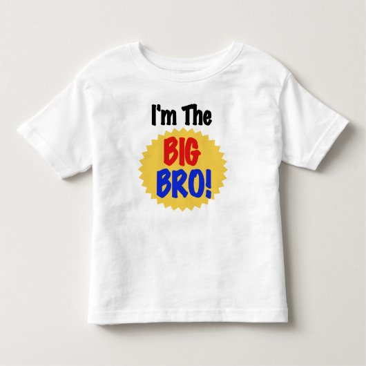 T-shirt Pour Les Tous Petits Je suis le Big Bro (Devant)