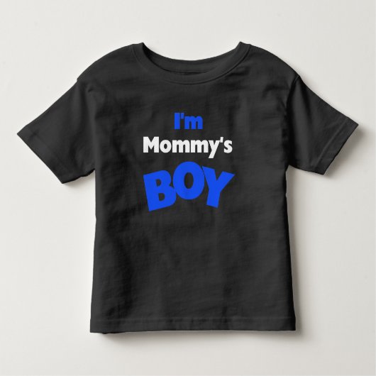 T-shirt Pour Les Tous Petits Je suis le garçon de maman (Devant)
