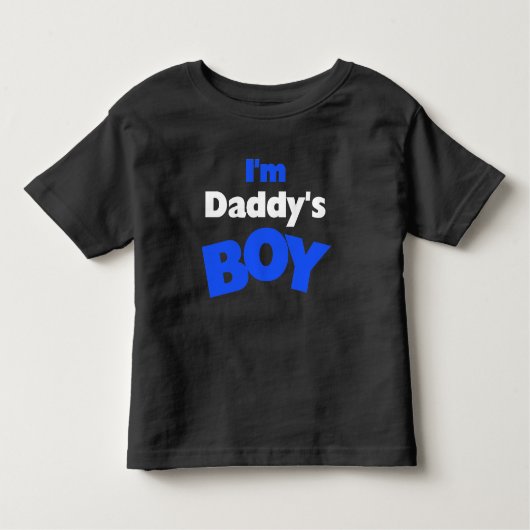 T-shirt Pour Les Tous Petits Je suis le garçon de papa (Devant)