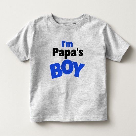 T-shirt Pour Les Tous Petits Je suis le garçon de Papa (Devant)