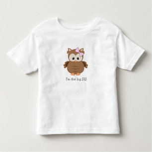 T-shirt Pour Les Tous Petits Je suis le grand hibou de région boisée de