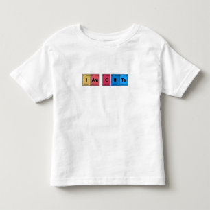 T-shirt Pour Les Tous Petits Je suis le tableau périodique mignon