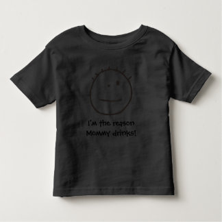 T-shirt Pour Les Tous Petits Je suis les boissons de maman de raison !