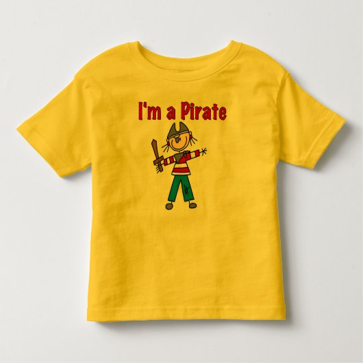 T-shirt Pour Les Tous Petits Je suis Pirate (Devant)