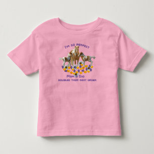 T-shirt Pour Les Tous Petits Je suis si parfaite - jumeaux