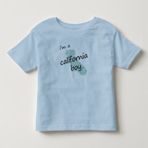 T-shirt Pour Les Tous Petits Je suis un garçon de Californie