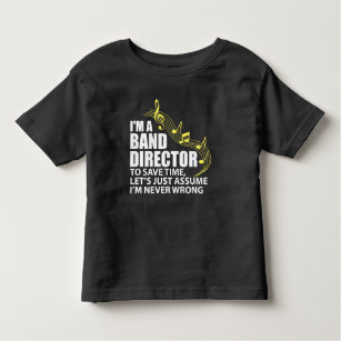 T-shirt Pour Les Tous Petits Je suis un mélomane de directeur Funny Musician de