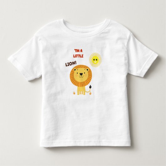 T-shirt Pour Les Tous Petits Je suis un petit Leon (Devant)