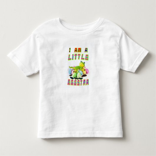 T-shirt Pour Les Tous Petits Je Suis Un Peu Un Eggstra (Devant)