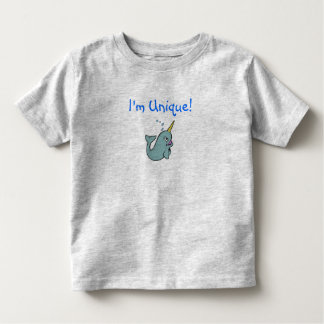 T-shirt Pour Les Tous Petits Je suis unique ! (Narwhal)