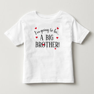 T-shirt Pour Les Tous Petits Je Vais Être Un Grand Frère 
