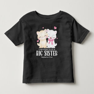 T-shirt Pour Les Tous Petits Je vais être une grande sœur Annonce de bébé