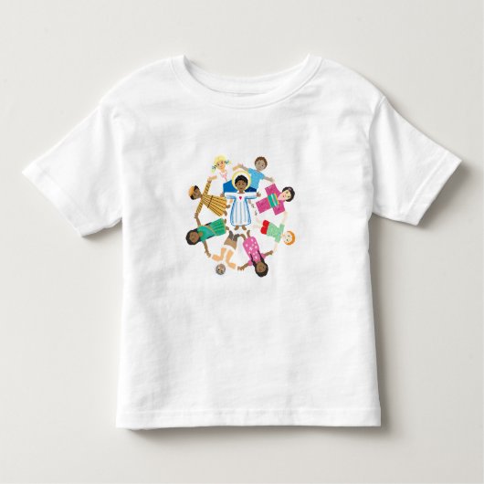 T-shirt Pour Les Tous Petits Jésus aime les petits enfants (Devant)