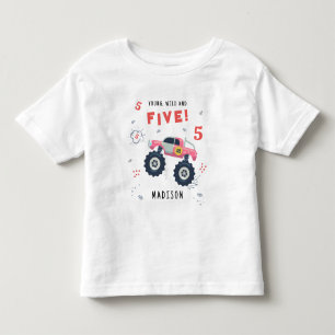 T-shirt Pour Les Tous Petits Jeune Sauvage Et Cinq 5e Anniversaire Enfants Voit