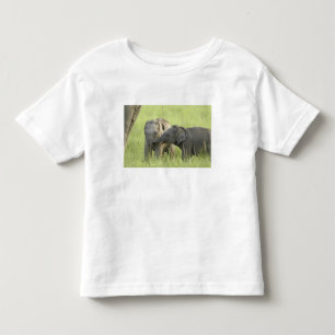 T-shirt Pour Les Tous Petits Jeunes éléphants indiens / asiatiques