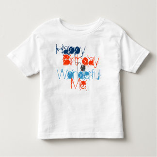 T-SHIRT POUR LES TOUS PETITS JEUX ANNIVERSAIRE POUR ME MERVEILLER TODDLER T-SHI