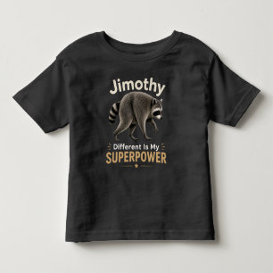 T-shirt Pour Les Tous Petits Jimothy différent est mon super pouvoir
