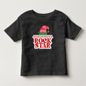 T-shirt Pour Les Tous Petits Jingle Bell Rock Star Noir Noël (Devant)