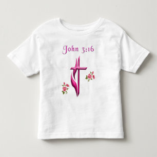 T-shirt Pour Les Tous Petits John 3:16