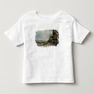 T-shirt Pour Les Tous Petits John Constable une route de campagne avec les