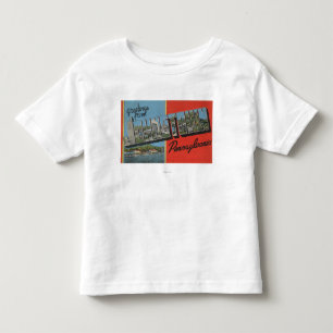 T-shirt Pour Les Tous Petits Johnstown, Pennsylvanie - grandes scènes de lettr