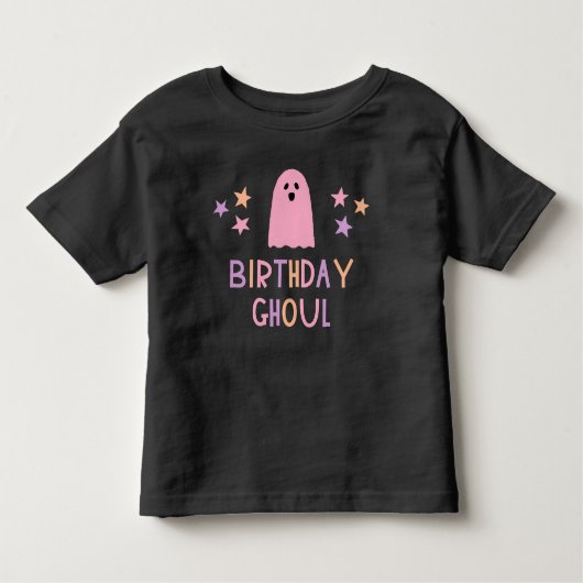 T-shirt Pour Les Tous Petits Joli anniversaire Ghoul Pastel Ghost Halloween (Devant)