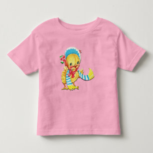 T-shirt Pour Les Tous Petits Joli Bébé Pâques Chic Unisex Rose Toddler T Chemis