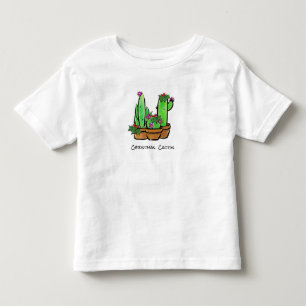 T-shirt Pour Les Tous Petits Joli cactus de Noël Cactus cactées succulentes