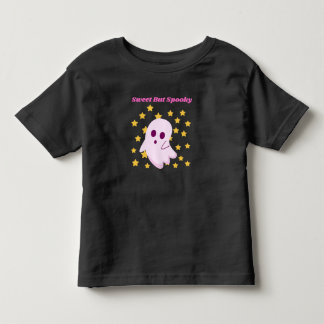 T-shirt Pour Les Tous Petits Joli Fantôme Rose Design de Halloween Sucré Mais E