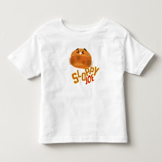 T-shirt Pour Les Tous Petits Joli Joe Sandwich Drôle & mignon Joli Joe Sloppy (Devant)