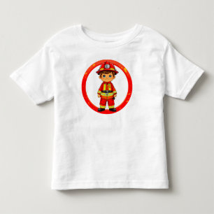 T-shirt Pour Les Tous Petits Joli pompier
