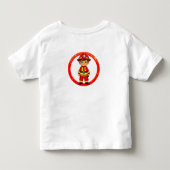 T-shirt Pour Les Tous Petits Joli pompier (Dos)