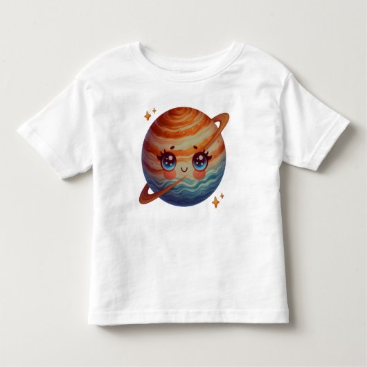 T-shirt Pour Les Tous Petits Jolie planète Enfants (Devant)