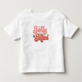 T-shirt Pour Les Tous Petits Jolly Mini Retro Vacances de Noël Super (Devant)