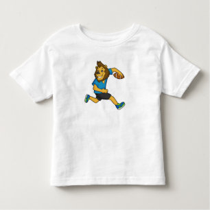 T-shirt Pour Les Tous Petits Joueur de football de Lion Rugby
