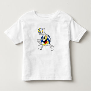 T-shirt Pour Les Tous Petits Joueur de volley-ball avec volley-ball