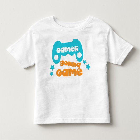 T-shirt Pour Les Tous Petits Joueur Gonna Game, Jeu Vidéo, Joystick, Joypad (Devant)