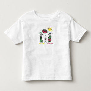 T-shirt Pour Les Tous Petits Journée avec le grand-parent -